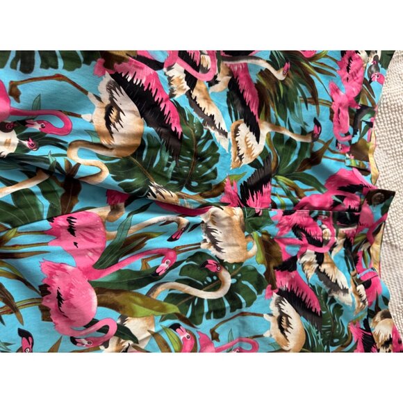 Loudmouth Pink Flamingo Tropical Print Mens Shorts Size 46 - Picture 2 of 7